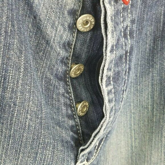 Mondo Denim Jeans Distressed Worn In Streetwear - Picture 9 of 11